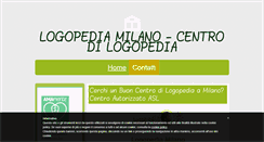 Desktop Screenshot of milanologopedista.it